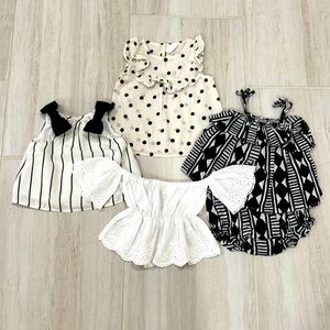 Black and White Set of shirts